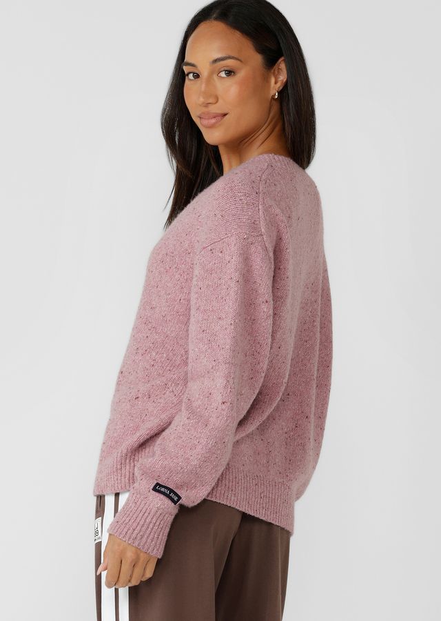 Flattering Relaxed Fit V-Neck Silhouette
Premium True Knit Wool Blend Fabrication in an Elevated Marl Look
Classic Ribbed Cuffs and Hemline