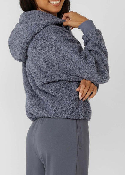 Ultra Soft Winter Layering Piece
Hooded Design with Drawcord Adjustability
Side Pockets to Stash your Essentials
Zip Front Closure
Bomber Inspired Silhouette