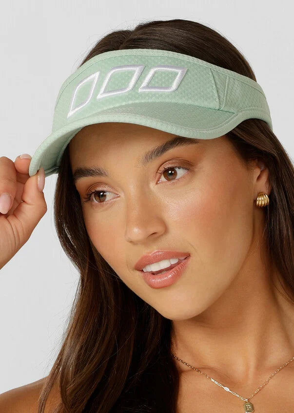 Stay protected in style this season with this on-trend classic visor, featuring an adjustable band to hold it in place when you work out. You'll love wearing this visor to the beach or for sweaty outdoor workouts this season.