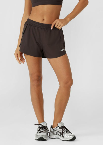 Lightspeed Phone Pocket Run Short - Volcano