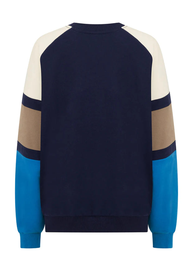 Layer up in this effortlessly cool sweatshirt. Made from our super soft and breathable cotton terry, it's the perfect transitional style you can wear throughout and after winter. Complete with our iconic colour blocking and statement logo embroidery, this is your must-have athleisure styling piece