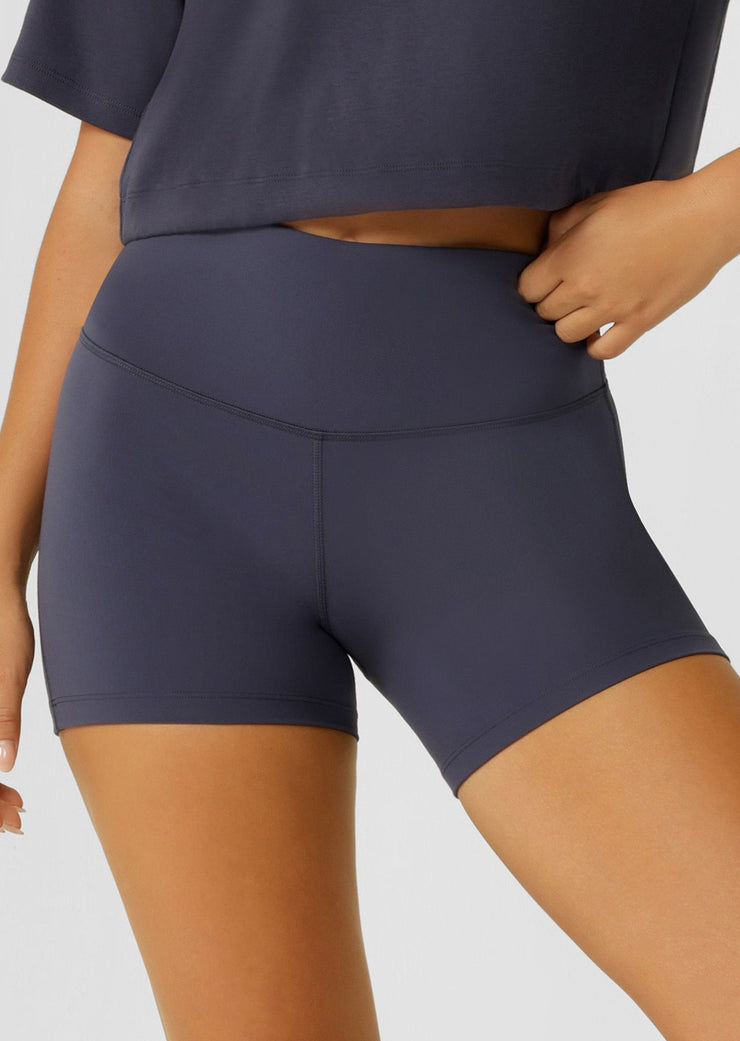 The Lotus Limited Edition No Chafe 12cm Bike Short is designed for the 'IT' girl on the go. Simple, versatile and oh-so fashionable, these shorts are buttery soft and thoughtfully designed for lounging, yoga, beach walks or coffee dates. They are constructed with a hidden key pocket in the front waistband and no internal leg seam for ultimate no chafe comfort. Pair with the Lotus Sports Bra for a matching set look.