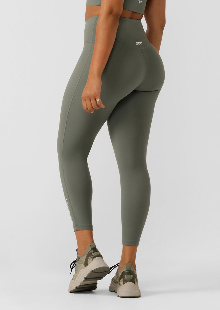Cool Touch Lotus Ankle Biter Leggings, Grey