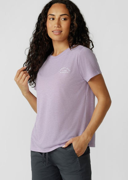 Lotus T-Shirt - Dusty Lilac Marl