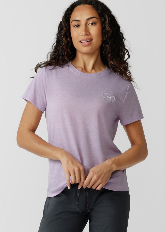 Lotus T-Shirt - Dusty Lilac Marl