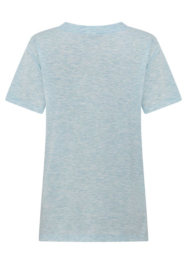 Lotus T-Shirt - Island Blue Marl