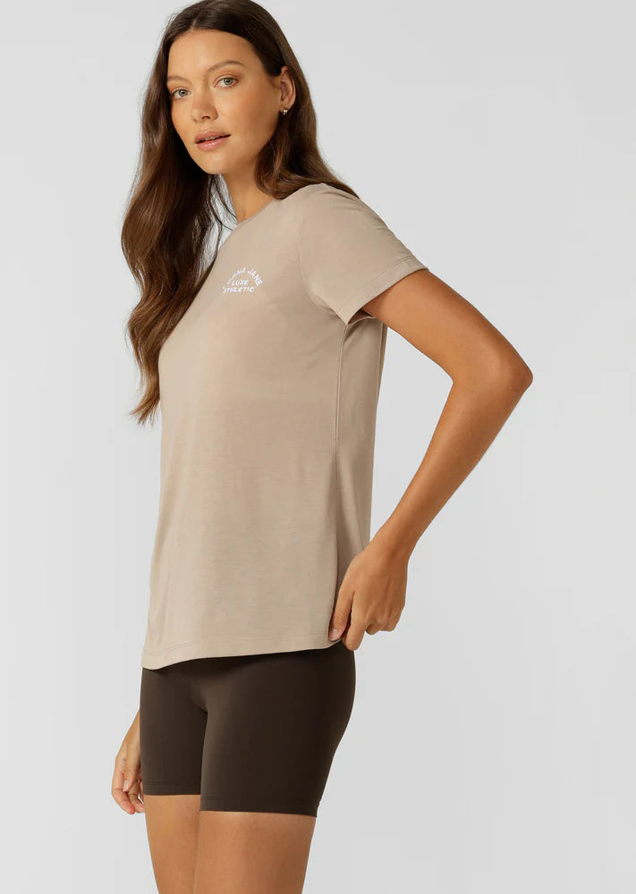 Lotus T-Shirt - Latte