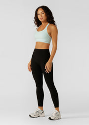 Feel sculpted and supported in this revolutionary no ride ankle biter legging, featuring our new streamlined Active Core Stability. The new sculpting tech through the waistband provides all the support you love, without all the layers, for the ultimate streamlined fit. Laser cut and bonded finishes make these leggings feel weightless, so you can focus on your workout.