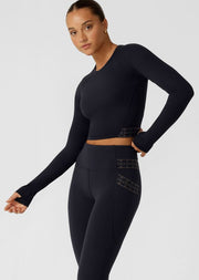 Serenity Long Sleeve Active Top - Midnight Blue