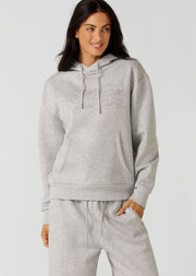 Spoil yourself with comfort in the Sports Club Fleece Hoodie. Made from our cosy brushed fleece fabric, this oversized pullover features a kangaroo pocket, a hood with drawcord adjustability and our limited edition embroidered logo. This will be your go-to leisure piece when the weather starts to cool down!
