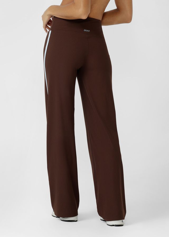 Starstruck Luxe Active Rib Pants - Espresso