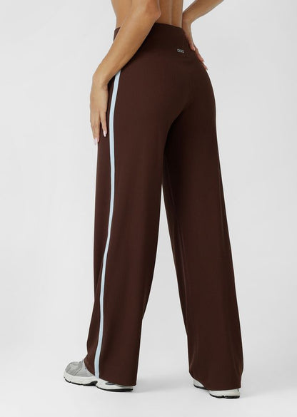 Starstruck Luxe Active Rib Pants - Espresso