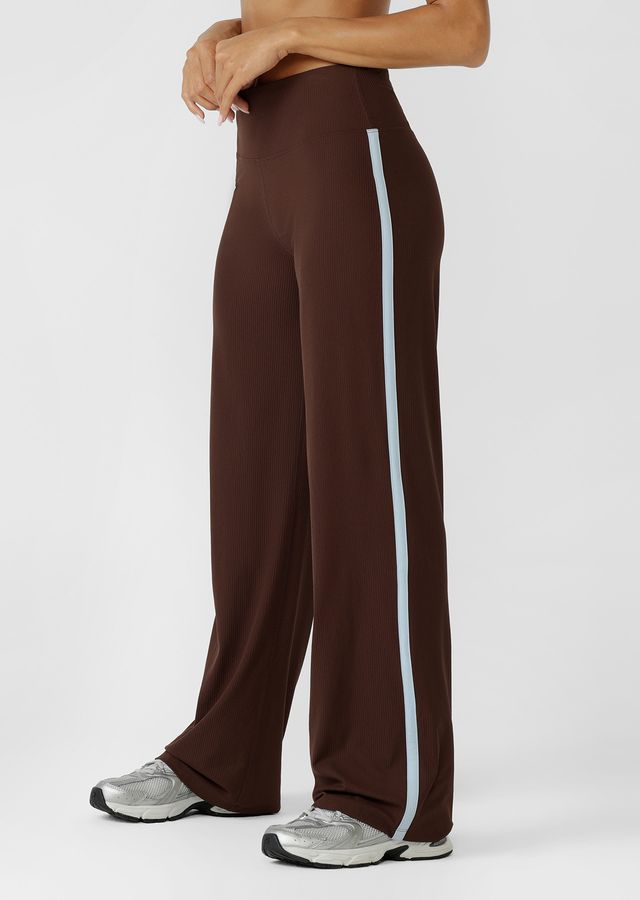 Starstruck Luxe Active Rib Pants - Espresso