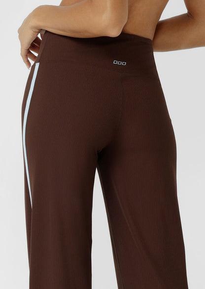 Starstruck Luxe Active Rib Pants - Espresso