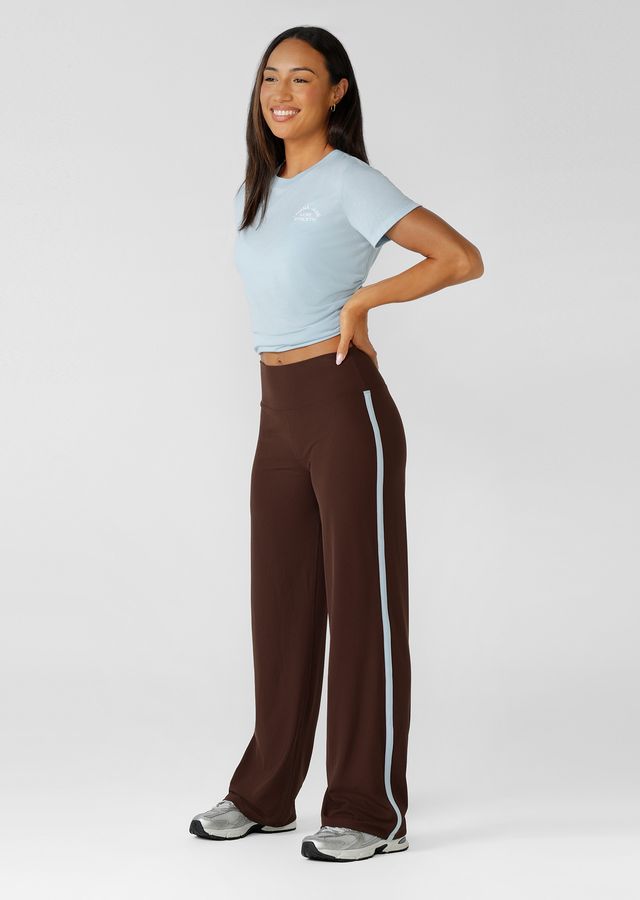Starstruck Luxe Active Rib Pants - Espresso