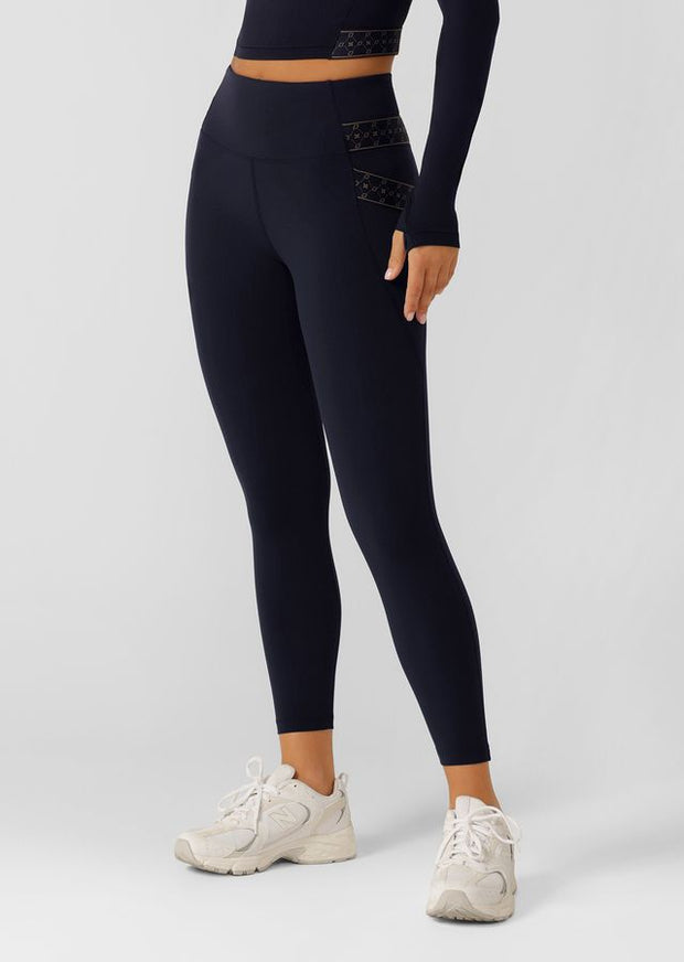 New Take On Your Favourite Swift Legging Active Core Stability™ Side Phone Pockets for Convenience Iconic Monogram Elastic Waistband Detail Flattering High Rise Fit