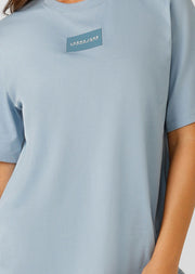 Transdry Relaxed Tee - Glacier Blue