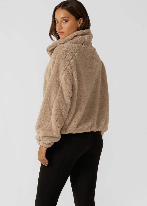 Ultra Soft Teddy Pullover - Off White