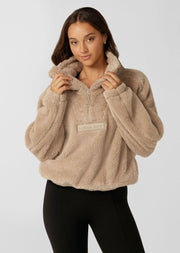 Ultra Soft Teddy Pullover - Off White