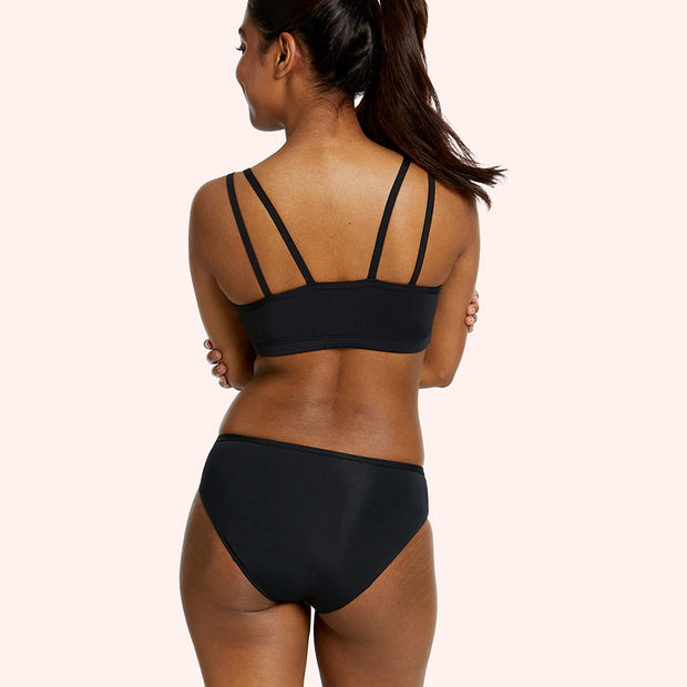 Even at that time of the month, its safe to get back in the water with Love Luna period swimwear. Just like our regular period undies, these bathers feature our trusted 4 clever layers of perfect protection & special water-repellent fabric , both designed to keep your period safely locked away both in and out of the water.