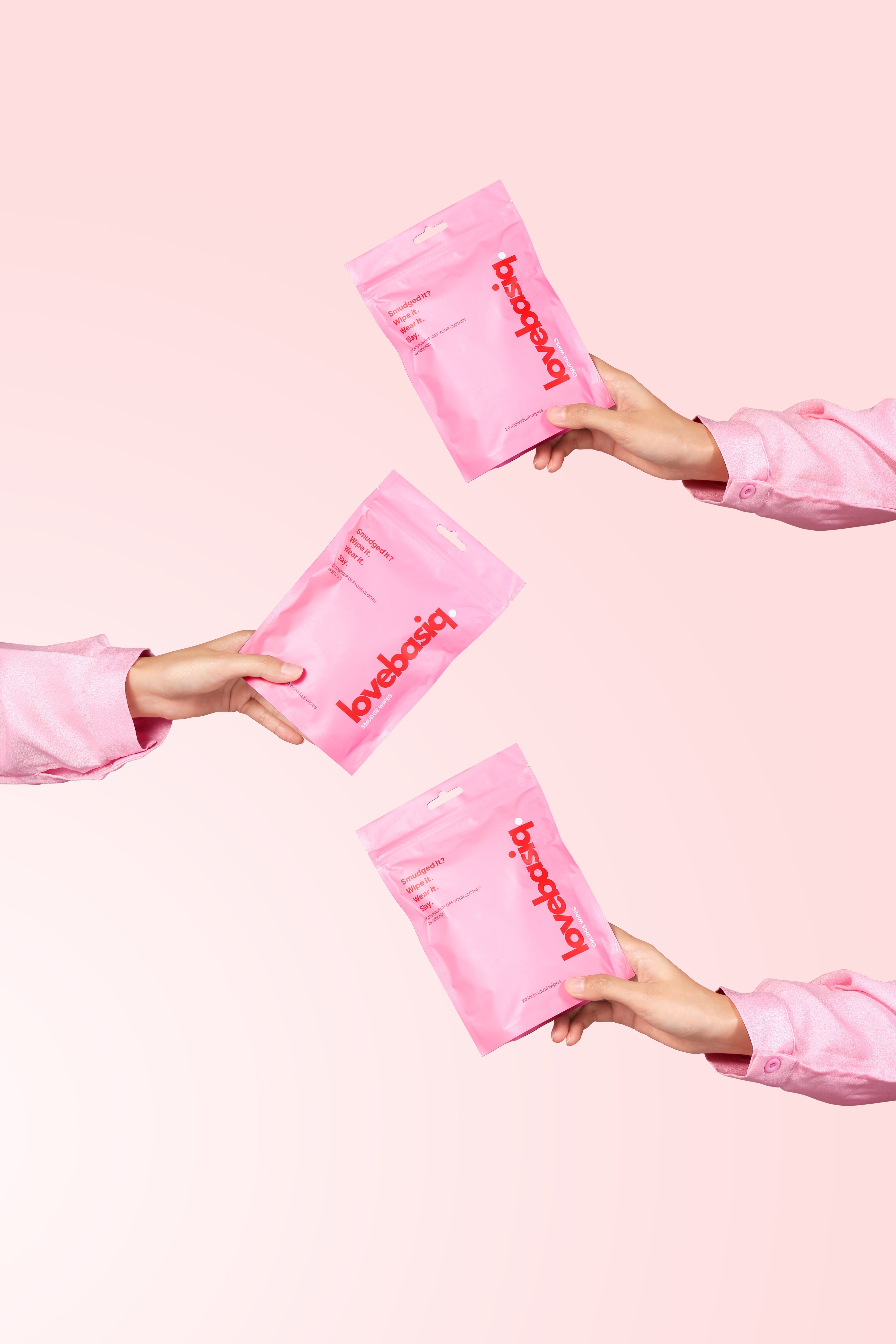 Lovebasiq Smudge Wipes - 20 Pack