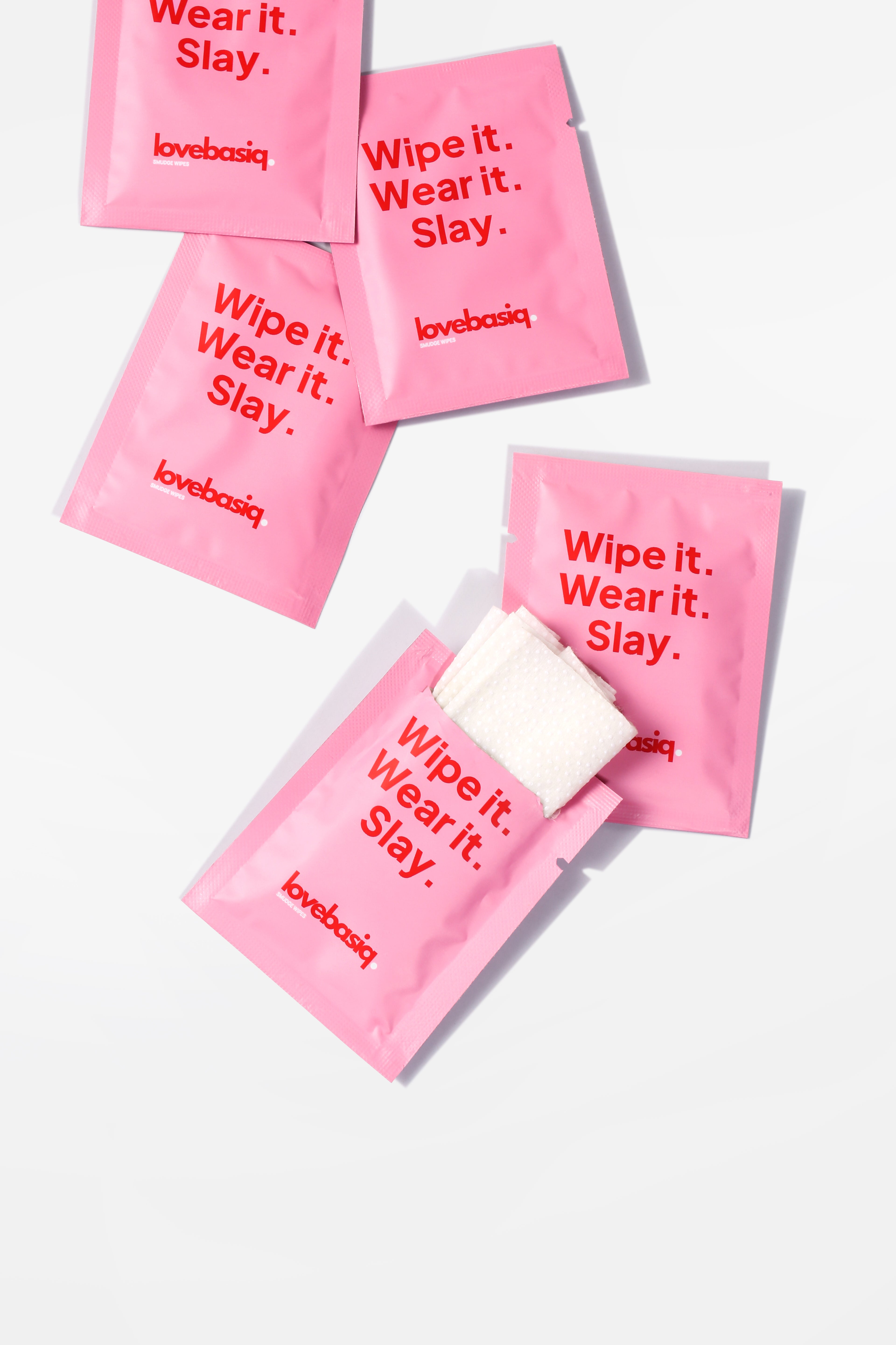 Lovebasiq Smudge Wipes - 20 Pack