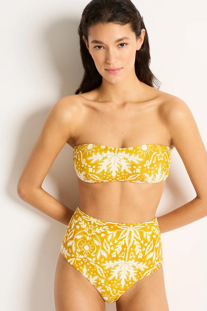 Desert Gold Bandeau Bikini Top – Fit & Folly