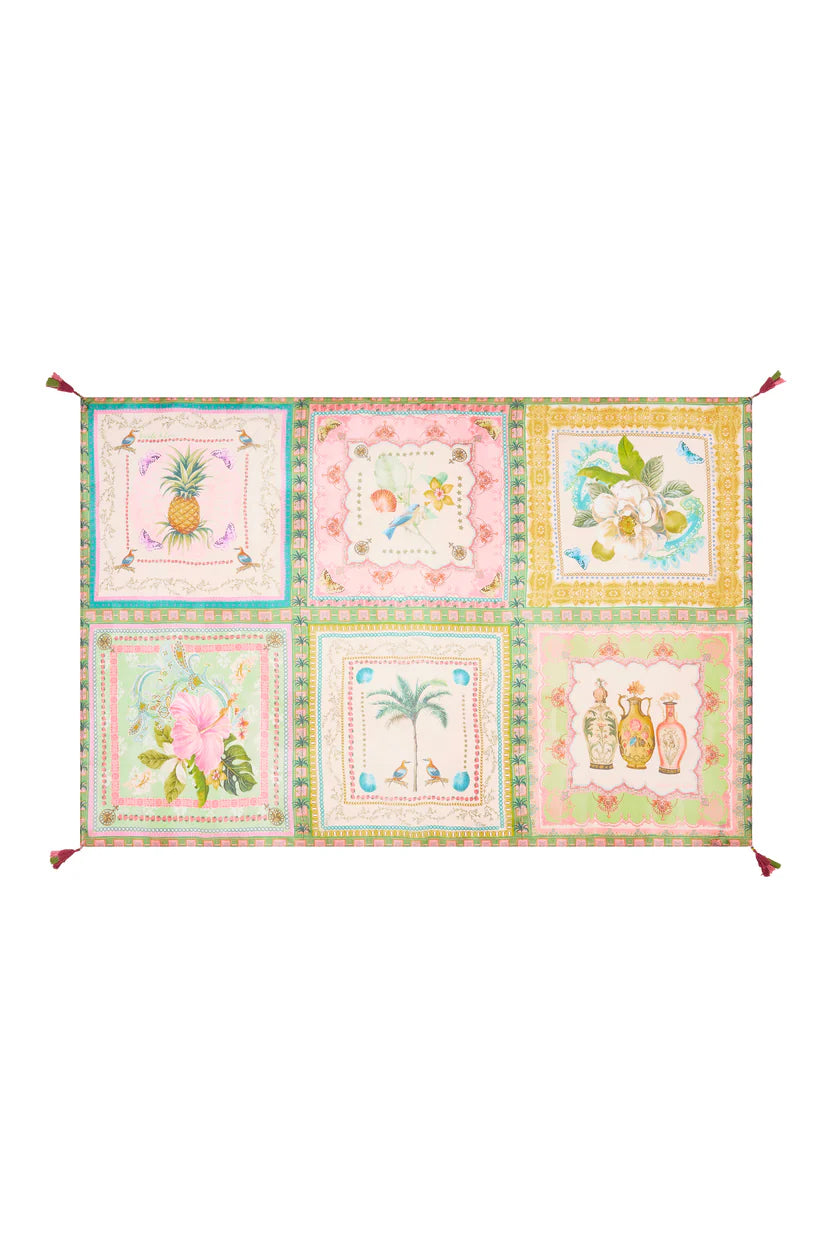 The Bodrum Silk Sarong is a bespoke piece of art printed onto 100% silk chiffon and designed to co-ordinate with our print and plain swim pieces. 