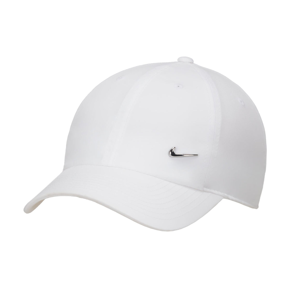 Club caps all have any-day style with mid-depth height.
Nike Dri-FIT technology moves sweat away from your skin for quicker evaporation, helping you stay dry and comfortable.
Twill fabric has a lightweight, smooth feel.
Swoosh-branded metal clamp lets you adjust your fit with ease.