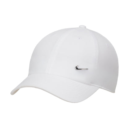 Club caps all have any-day style with mid-depth height.
Nike Dri-FIT technology moves sweat away from your skin for quicker evaporation, helping you stay dry and comfortable.
Twill fabric has a lightweight, smooth feel.
Swoosh-branded metal clamp lets you adjust your fit with ease.