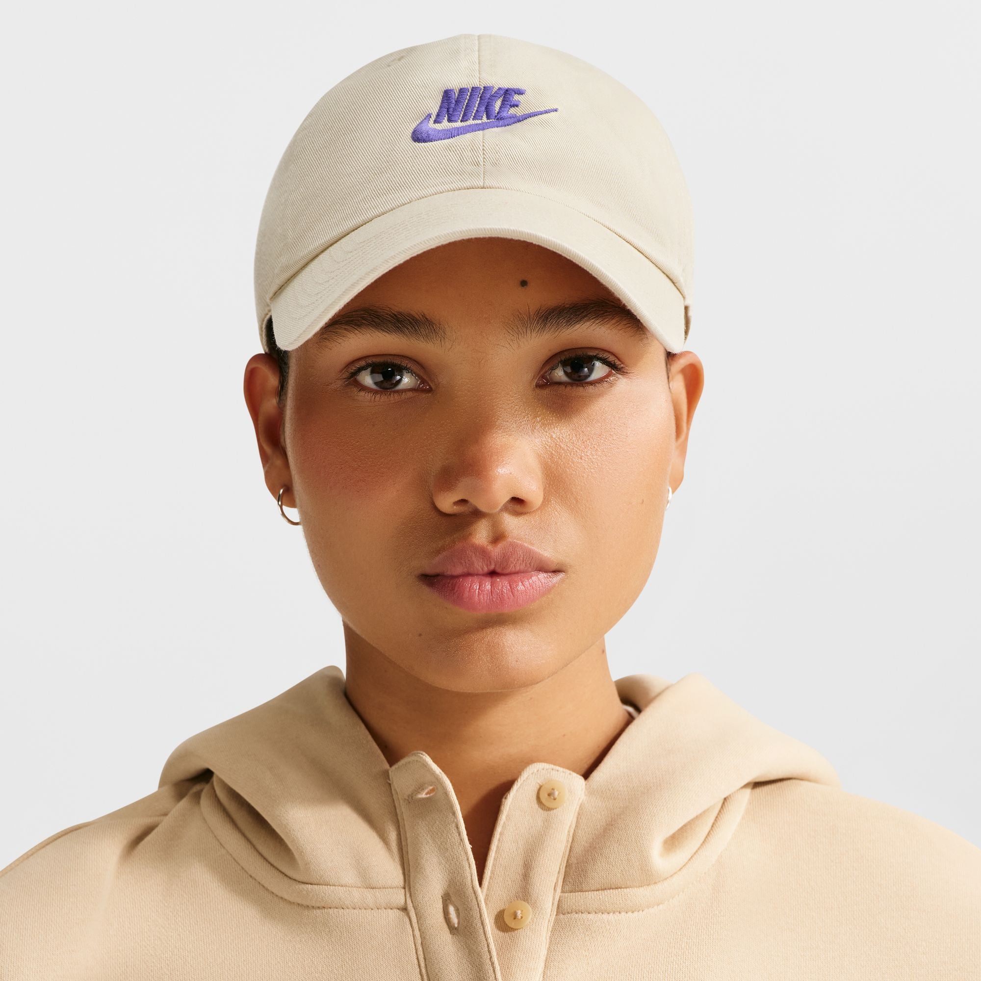 Nike Club Unstructured Futura Wash Cap - Light Khaki