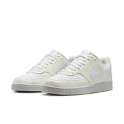n love with the classic look of '80s basketball but have a thing for the fast-paced culture of today's game? Meet the Nike Court Vision Low Next Nature. Made from at least 20% recycled materials by weight, its crisp upper and stitched overlays are inspired by the days of hook-shots and tube socks. The padded collar and rubber outsole bring comfort and traction for your world.