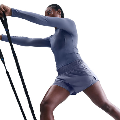 These shorts are the ones that are down for everything you do—from long walks to HIIT to running errands. Their silky-smooth, ultrasoft woven fabric is balanced with sweat-wicking tech so you have ultimate comfort while feeling dry as you work out. The snug inner layer helps prevent chaffing so you can push yourself with uncompromising coverage.