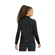 Nike Dri-FIT Swift Element UV Women's 1/4-Zip Running Top Whether it's a chill in the air or powerful rays, this easy-fitting 1/4-zip top is ready to support you on your run. Sweat-wicking tech helps keep you comfortable and dry, and UV protection adds extra coverage so you can feel confident as you log your daily miles.