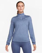 Whether it's a chill in the air or powerful rays, this easy-fitting 1/4-zip top is ready to support you on your run. Sweat-wicking tech helps keep you comfortable and dry, and UV protection adds extra coverage so you can feel confident as you log your daily miles.