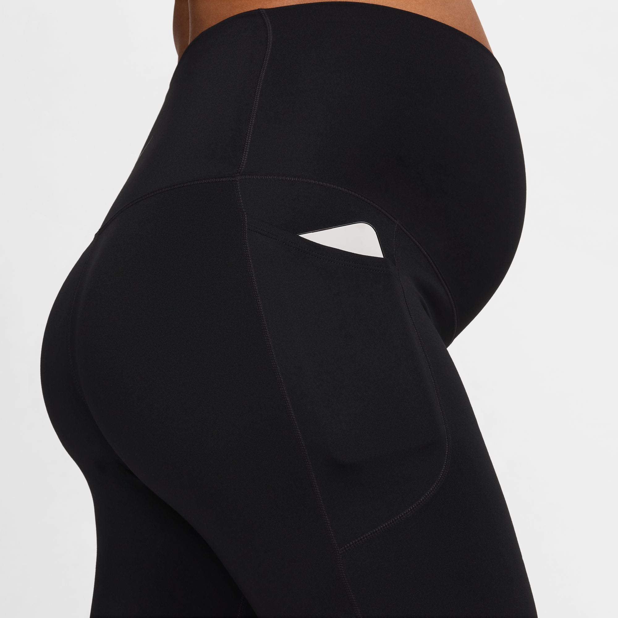 Ready for your workout and the body temp fluctuations of pregnancy, Nike Dri-FIT technology moves sweat away from your skin for quicker evaporation, helping you stay dry and comfortable.