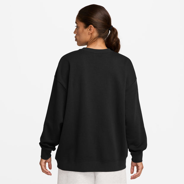 Made with semi-brushed fleece and a loose fit, this crew-neck sweatshirt provides a breathable, cozy layer.
