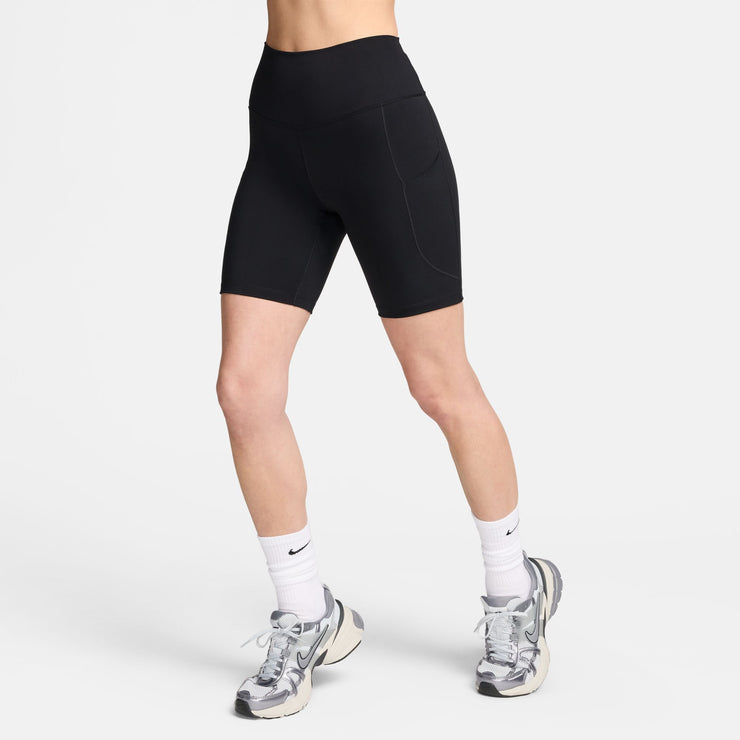 Women's High-Waisted 8" Biker Shorts with Pockets
Up for a workout or down to chill, these biker shorts are the Ones that are ready for whatever you are. Their midweight, peachy-soft fabric stretches with your every move and dries quickly. Plus, a high waist is designed to meet your favorite cropped tops for a head-to-toe look that you can feel confident and comfortable in all day long.