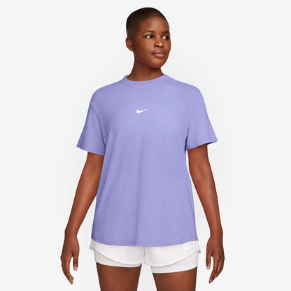 Nike One Relaxed Dri-FIT Short-Sleeve Top - Purple Pulse