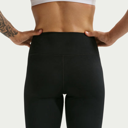 Nike One Seamless Front High-Waisted Full-Length Leggings - Black