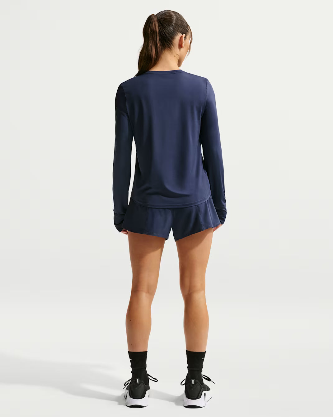 Nike One Classic Dri-FIT Long-Sleeve Top - Midnight Navy
