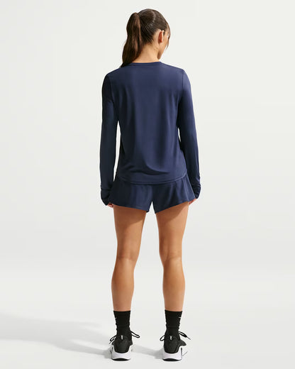 Nike One Classic Dri-FIT Long-Sleeve Top - Midnight Navy