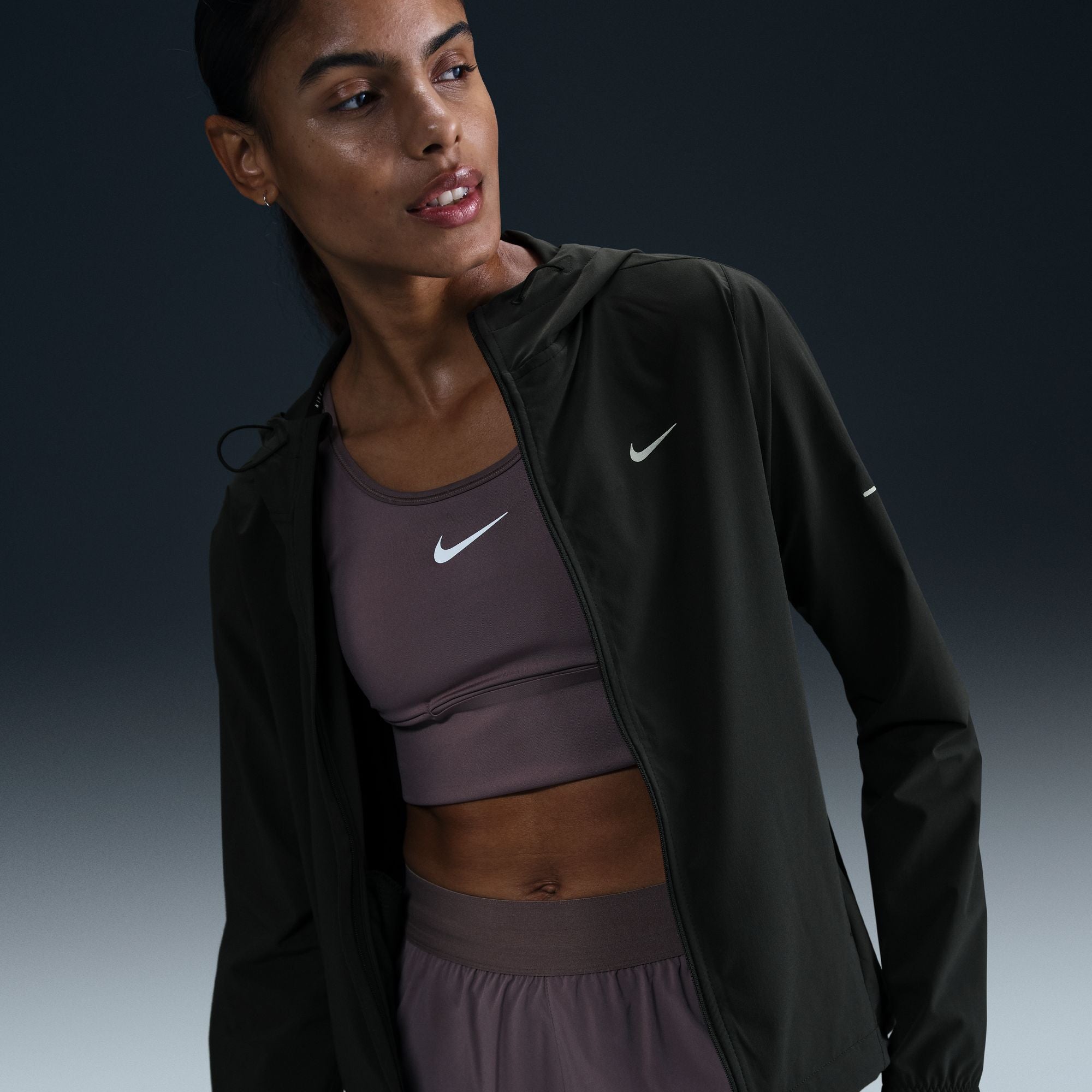 Nike Swift Repel Packable Running Jacket - Black
