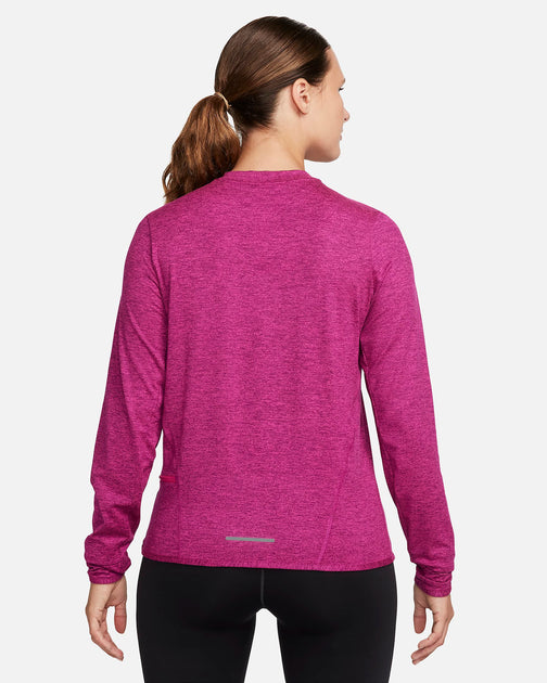 Nike Dri-FIT Swift Element UV Crew-Neck Running Top - Fireberry – Fit ...