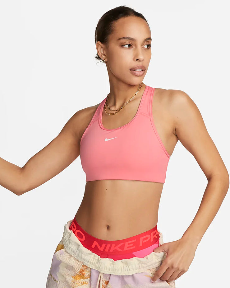 Nike Swoosh Women's 1-Piece Pad Sports Bra - Coral Chalk – Fit & Folly