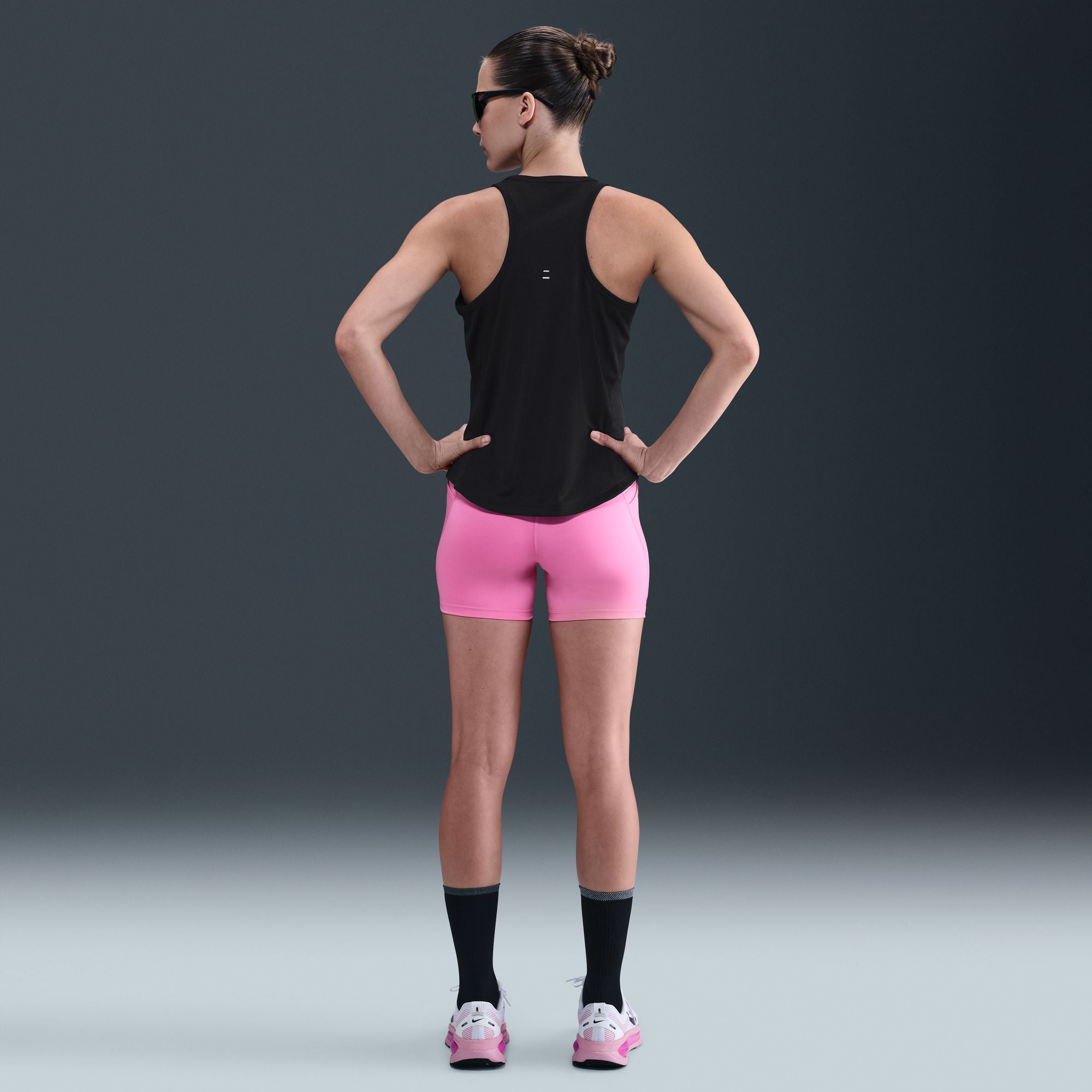 Nike Tempo Swoosh Run Women's Dri-FIT Running Tank Top - Black