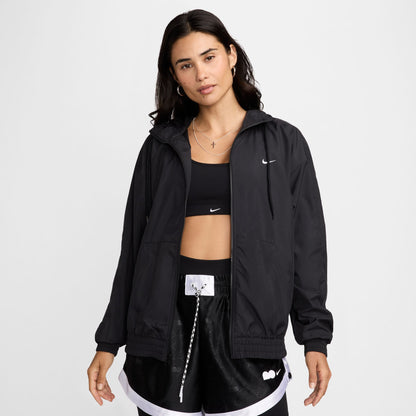 With a classic sport look and a lightweight feel, this jacket is ready for whatever the day throws at you. Dropped shoulders and an oversized fit