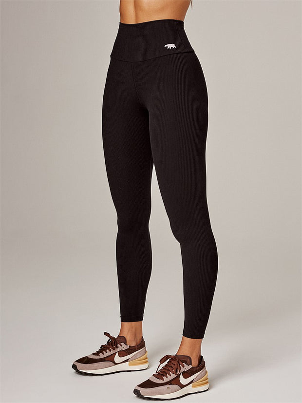 Boost your activewear wardrobe with the ab 'drop-in-pocket' tight. Crafted from our premium studio rib this tight will be the number one on your wardrobe rotation