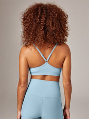 The perfect pick-me-up: this structured, comfortable and ultra-cute Gelato Push Up crop top will lift your, ahem, spirits. Constructed from our buttery soft Supplex Luxe featuring adjustable straps and removable cups, the versatility of this sports bra is second to none. Suitable for low-medium impact workouts like the gym and outdoor fitness.