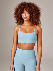 The perfect pick-me-up: this structured, comfortable and ultra-cute Gelato Push Up crop top will lift your, ahem, spirits. Constructed from our buttery soft Supplex Luxe featuring adjustable straps and removable cups, the versatility of this sports bra is second to none. Suitable for low-medium impact workouts like the gym and outdoor fitness.
